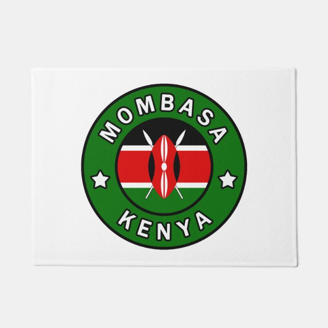 Mombasa Kenya Doormat (Front)