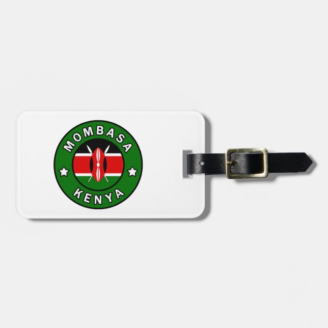 Mombasa Kenya Luggage Tag (Front Horizontal)