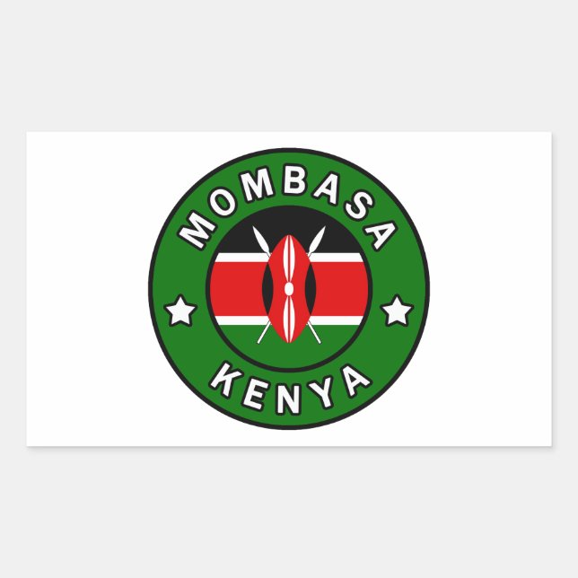 Mombasa Kenya Sticker (Front)