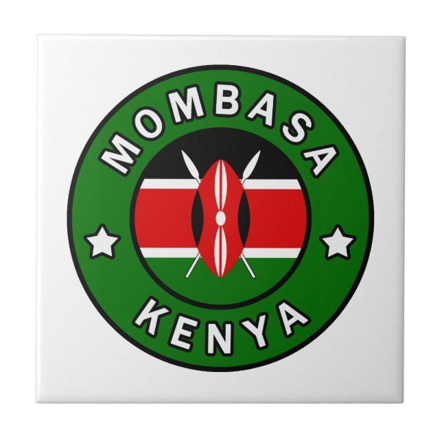 Mombasa Kenya Tile (Front)