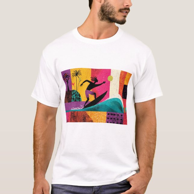 Mombasa Surfer T-Shirt (Front)