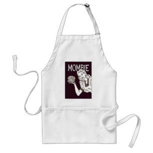 Mombie Retro Zombie Standard Apron