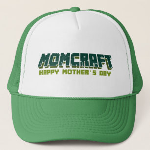 Momcraft Happy Mother Day Funny Gamer Mom Trucker Hat