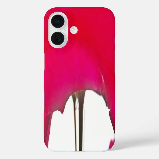 Moment Captured: A Red Rose Petal Elegance Case-Mate iPhone Case (Back)