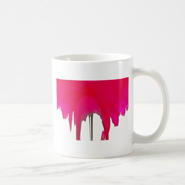 Moment Captured: A Red Rose Petal Elegance Coffee Mug (Right)