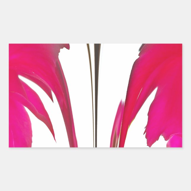 Moment Captured: A Red Rose Petal Elegance Sticker (Front)