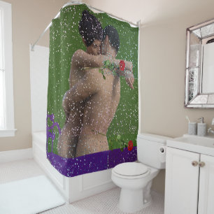 Moment d'amour - Rideau de douche