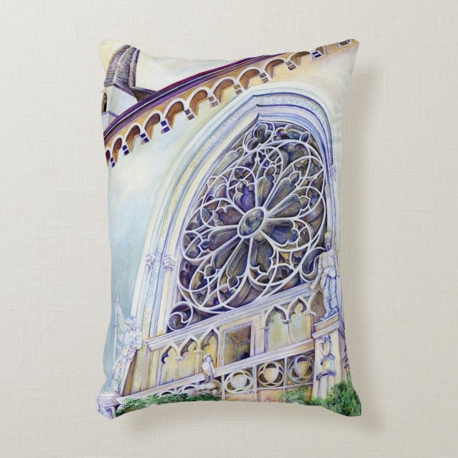 Moment in Budapest Decorative Pillow (Front(Vertical))