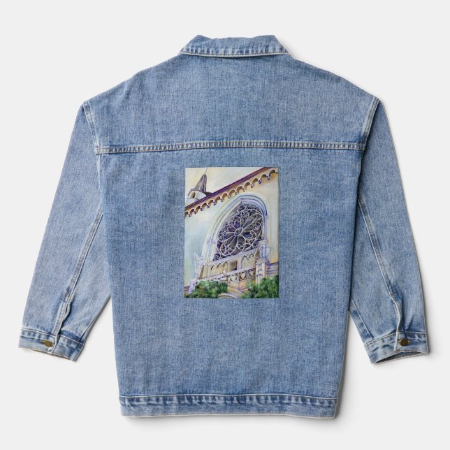 Moment in Budapest Denim Jacket (Back)