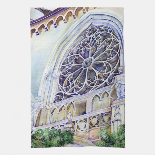 Moment in Budapest Kitchen Towel (Vertical)