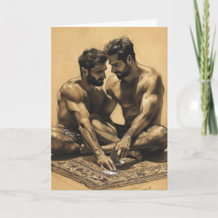 Moment intime d'un jeu de cartes