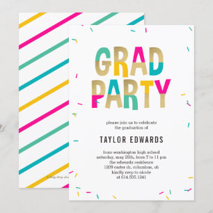Moment Of Joy Graduation Party Invitation