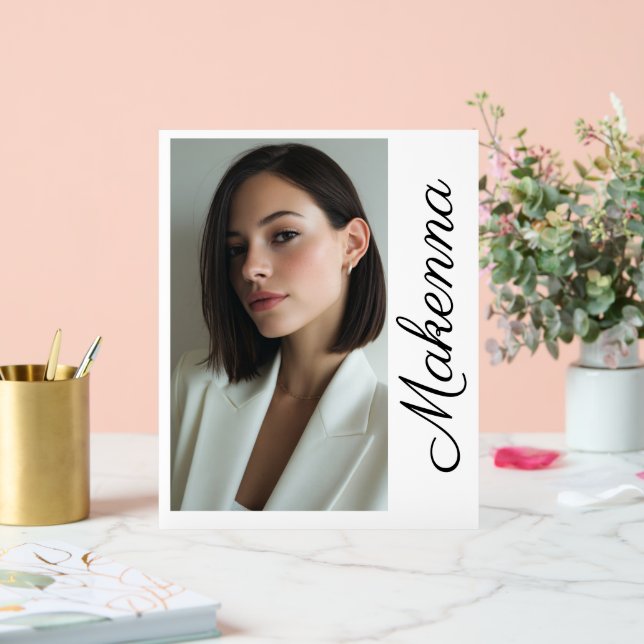 Moment vertical avec nom (Mariage)