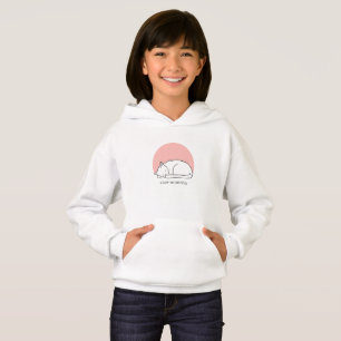 Moments Cozy - Art en ligne de chat endormi minima