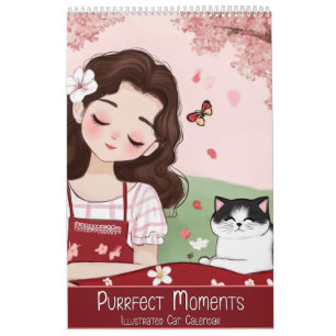 Moments de destination : Calendrier des chats illu