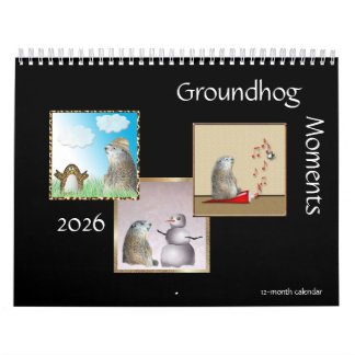 Moments de marmotte 2017 Calendrier de 12 mois