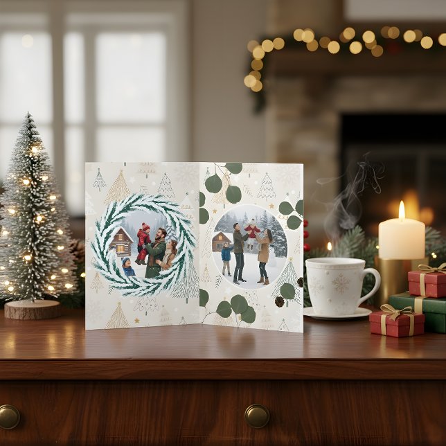 Moments en famille en hiver – Carte d'invitation e (Créateur téléchargé)