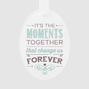 Moments Ensemble Mariage Date Arbre Ornement