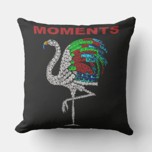 Moments Flamingo Jumbo Outdoor Pillow