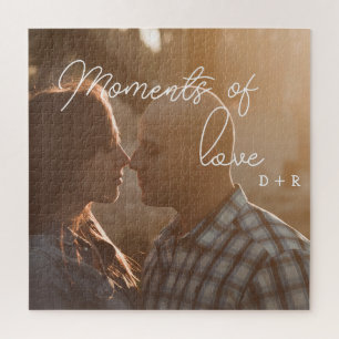 Moments of love, couple in love jigsaw puzzle