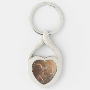 Moments of love, couple in love keychain