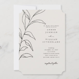Moments simples Parents Ticket Stem Invitation