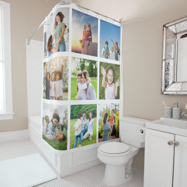 Moments Treasured: Customizable 9 Photo Collage (In Situ)