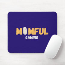 Momfulgaming Blue Design Gamer Mom