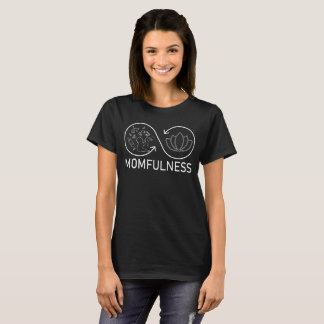 Momfulness Lotus Infinity Baby Chaos Line Art T-Shirt