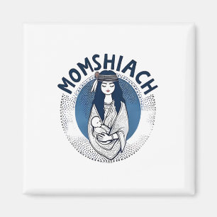 Momhiach Jewish Hanukkah 2025 Mom Jew Magnet