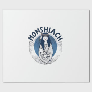 Momhiach Jewish Hanukkah 2025 Mom Jew  Wrapping Paper