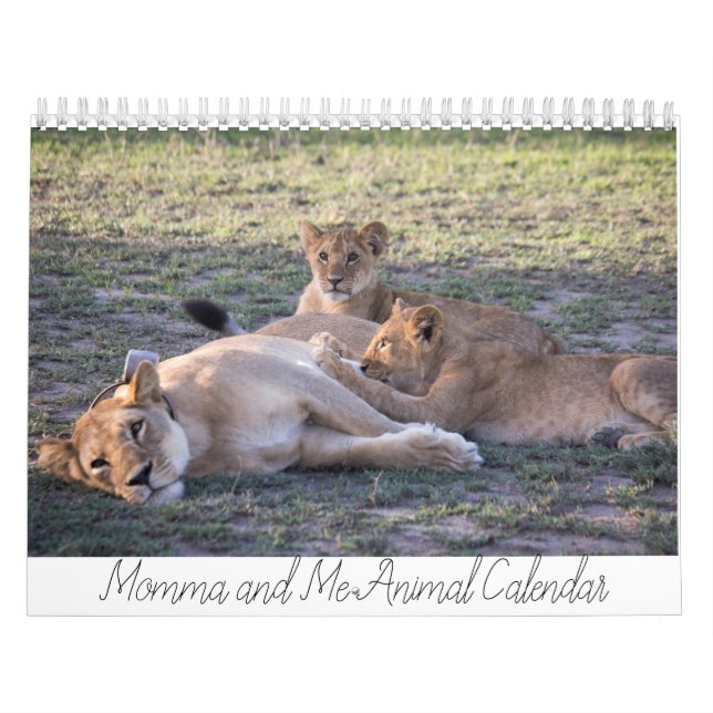 Momma and Me Animal Calendar (Cover)