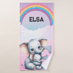 Momma and me bath towel