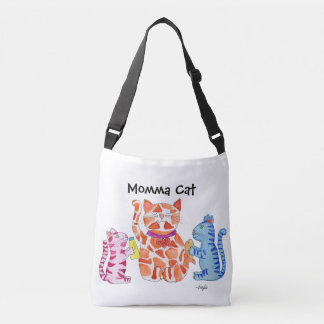 Momma Cat and Kittens Crossbody Bag