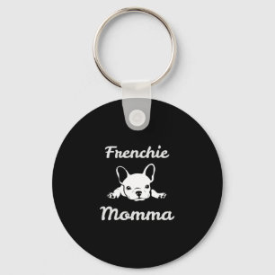 Momma. French Bulldog Lover Mom  Keychain