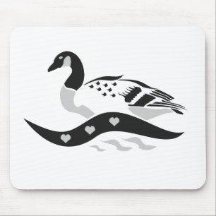 Momma Goose Swimming Mouse Pad