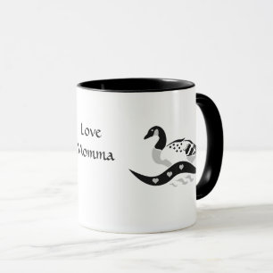 Momma Goose Swimming Mug
