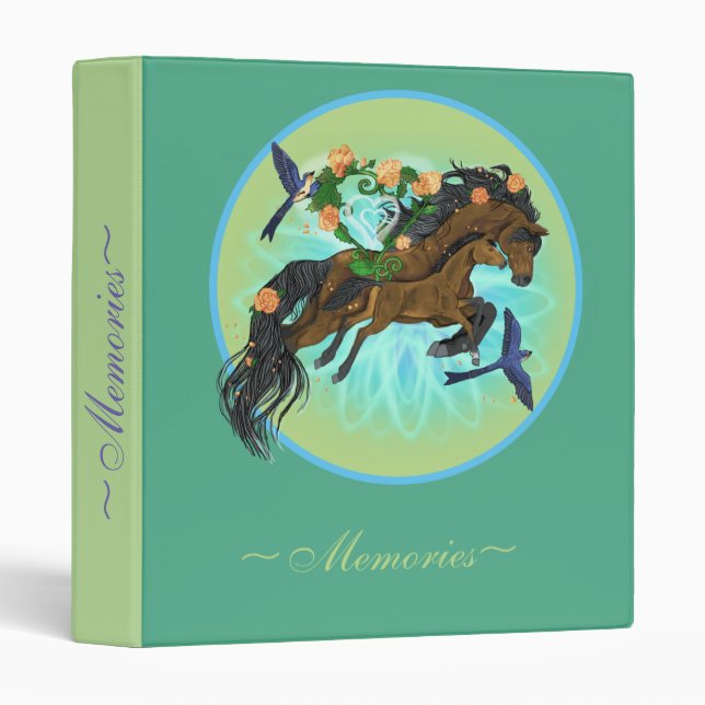 Momma Horse and foal Binder (Front/Spine)