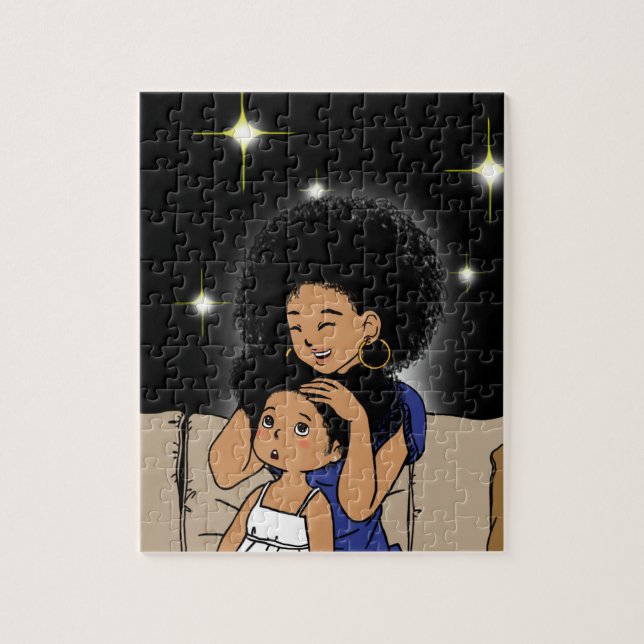 Momma, is my hair good? Puzzle (Vertical)