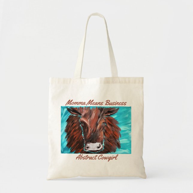 Momma Means Business Tote Bag (Front)