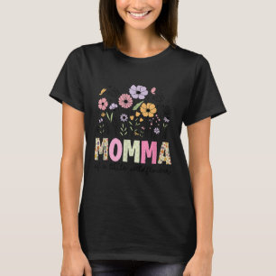 Momma Of The Little Wildflower Baby Birthday Party T-Shirt