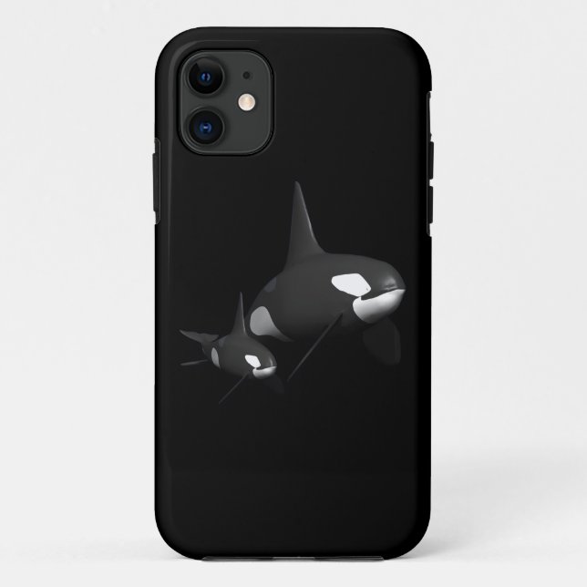 Momma Whale Case-Mate iPhone Case (Back)