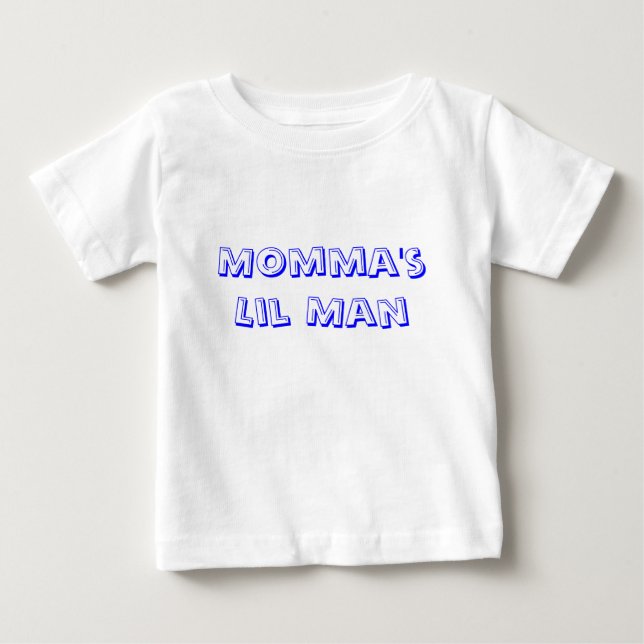 Momma's Lil Man Tshirt (Front)