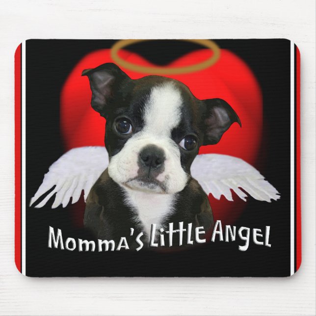 Momma's Little Angel Mouse Pad (Front)