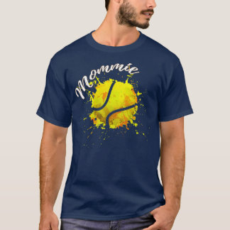 Mommie Baseball Colourful T-Shirt
