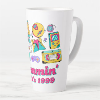Mommin' Like It's 1999 - Funny Y2K Mom Gift Latte Mug