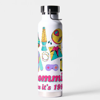 Mommin' Like It's 1999 - Funny Y2K Mom Gift Water Bottle