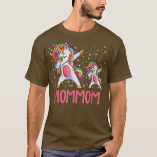 Mommom unicorn mom baby funny mother's day gift T- T-Shirt