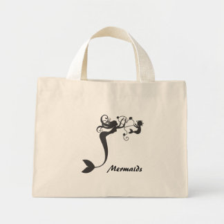 Mommy and baby Mermaids Mini Tote Bag