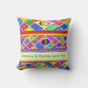 Mommy and Daddy Love You! Special Pillow for Baby